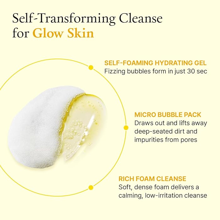 غسول وماسك الفقاعات بالليمون - من فولي - 150 مل